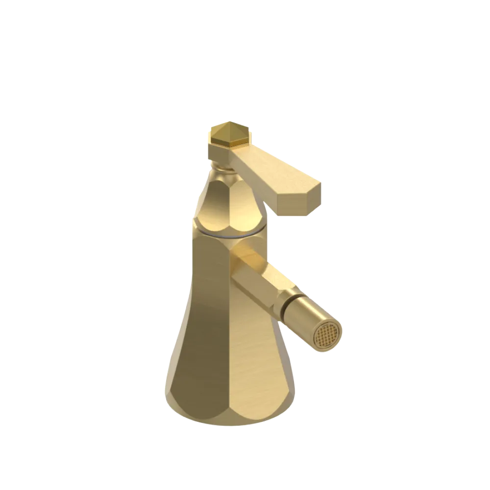 Rubinet Single Control Bidet Fitting (less drain) Satin Gold