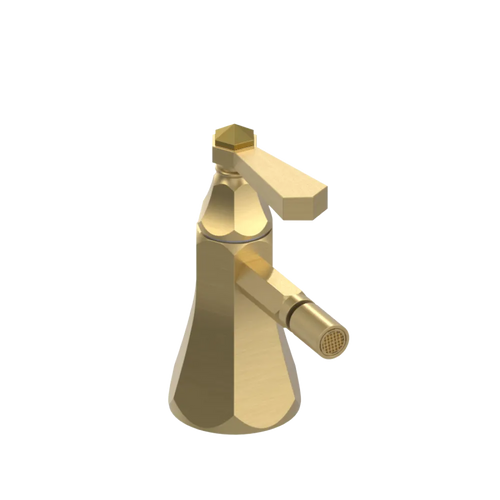 Rubinet Single Control Bidet Fitting (less drain) Satin Gold