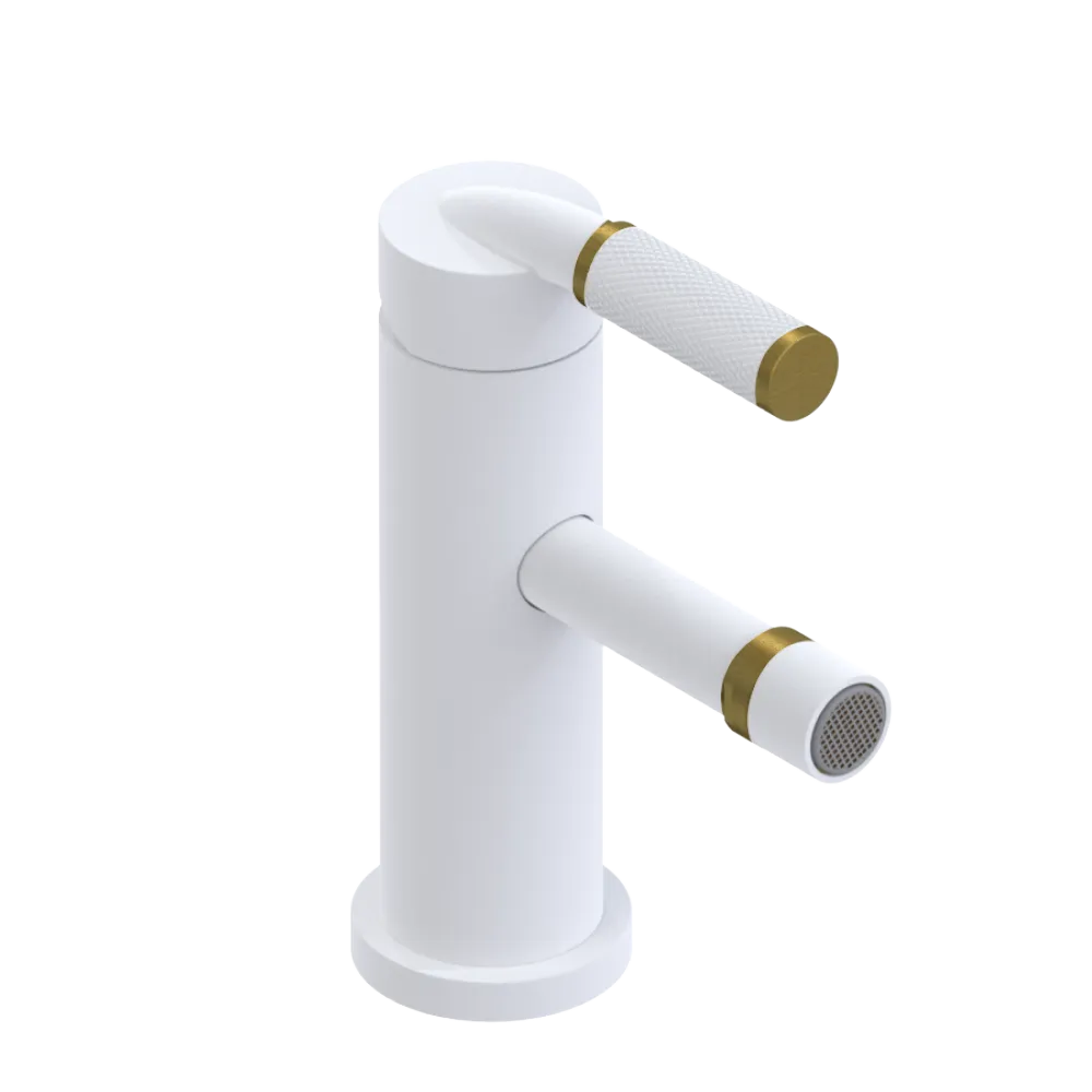 Rubinet Single Control Bidet Fitting (less drain) Matt White