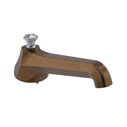 Rubinet Tub Filler Spout Deck Mount Tuscan Brass