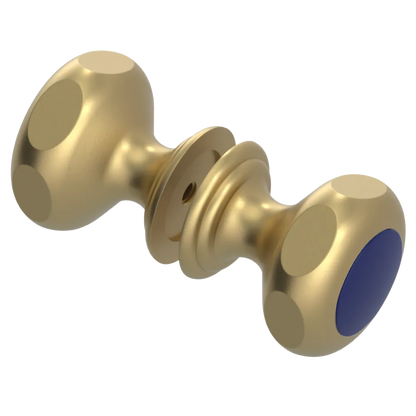 Rubinet Shower Door Knob (set) Satin Brass