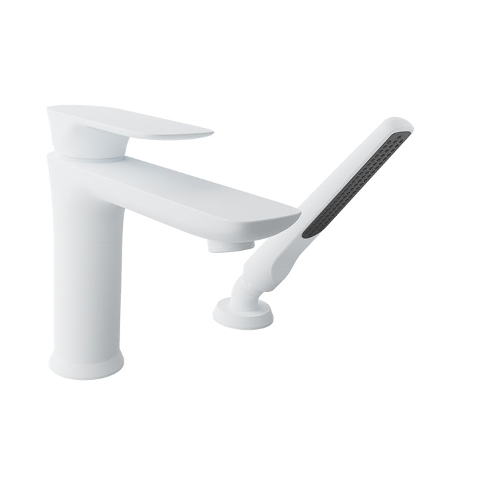Baril 2-piece tub filler with hand shower