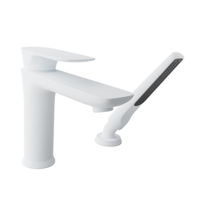 Baril 2-piece tub filler with hand shower