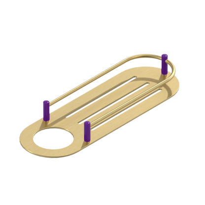 Rubinet Shelf Only Satin Gold