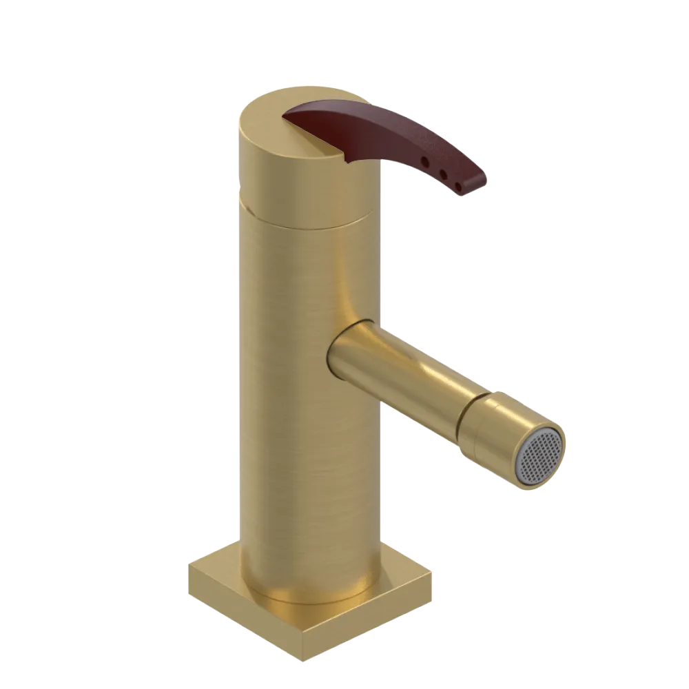 Rubinet Single Control Bidet Fitting (less drain) Satin Gold