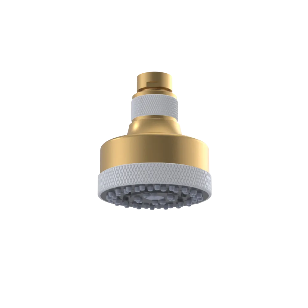 Rubinet 3 FUNCTION SHOWER HEAD Satin Gold