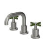 Rubinet Widespread Lav. Set. (less drain) Satin Nickel
