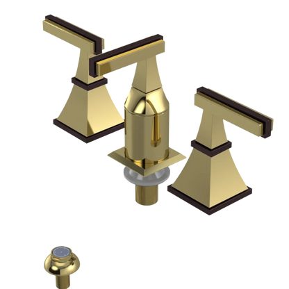 Rubinet Bidet Fitting with Spray, Diverter, and Vacum Breaker (Less Drain) Bright Brass