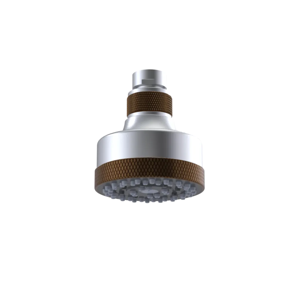 Rubinet 3 FUNCTION SHOWER HEAD Satin Chrome