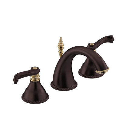 Rubinet Widespread Lav. Set. (less drain) Oil Rubbed Bronze