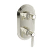 Baril Complete thermostatic pressure balanced shower control valve with 2-way diverter
