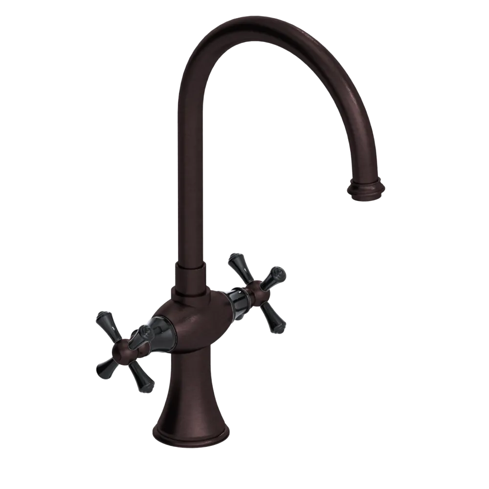 Rubinet Two Handle Single Hole Kitchen Set Oil Rubbed Bronze
