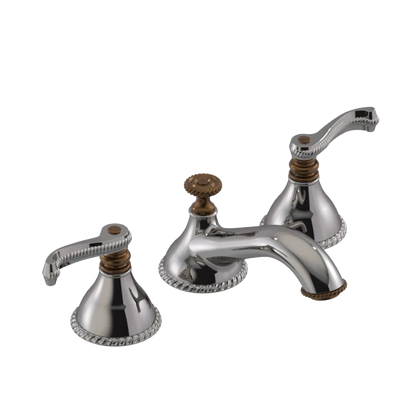 Rubinet Widespread Lav. Set. (less drain) Polished Nickel