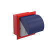 Rubinet RECESSED TOILET PAPER HOLDER Red