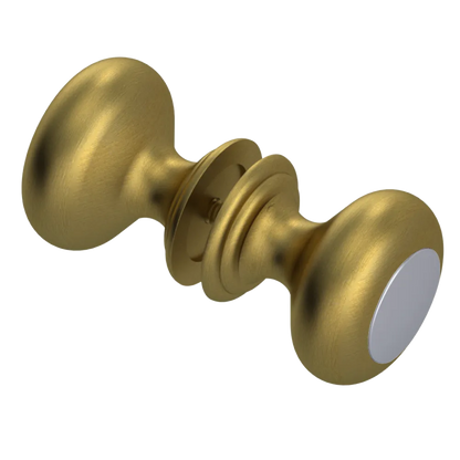 Rubinet Shower Door Knob (set) Antique Brass Matt
