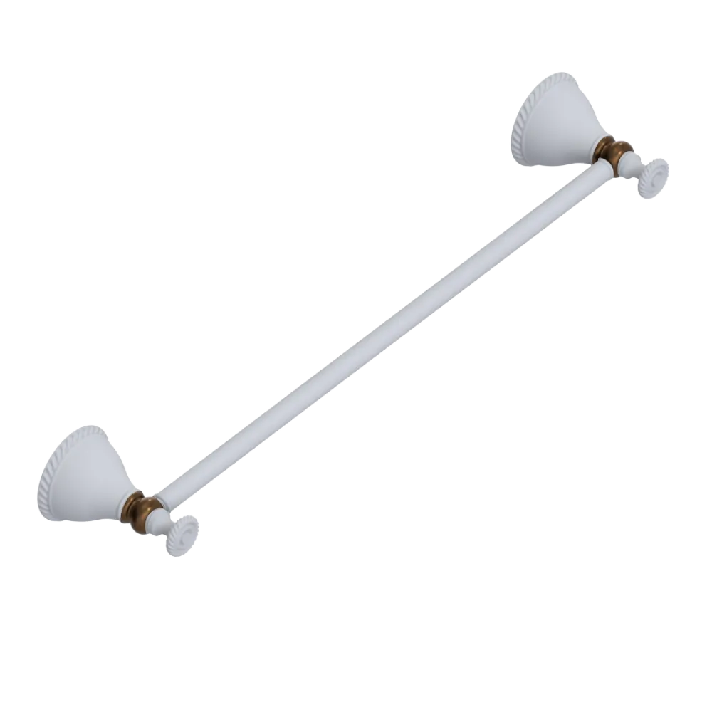 Rubinet Towel Bar 24" Matt White