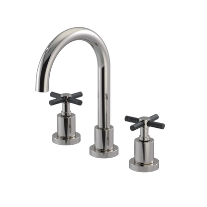Rubinet Widespread Lav. Set. (less drain) Polished Nickel