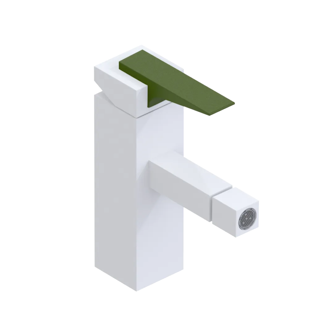 Rubinet Single Control Bidet Fitting (less drain) Matt White