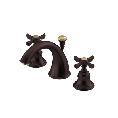 Rubinet Widespread Lav. Set. (less drain) Oil Rubbed Bronze