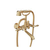 Baril Wall-mounted tub faucet with hand shower