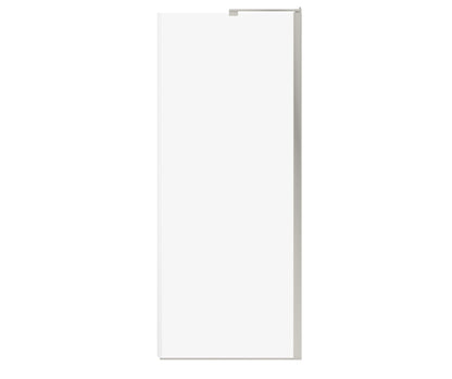 Capella 78 Screen and Return Panel for 36 in. Base with GlassShieldÂ® glass in Chrome