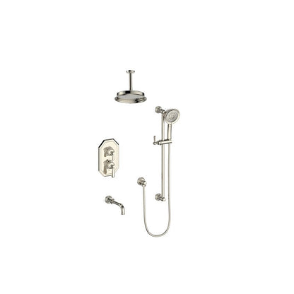 CARINTHIA 3 - WAY TH SHOWER KIT WITH 6 - inch CEILING ARM - SET.CX1.320.316 - Golzar Home