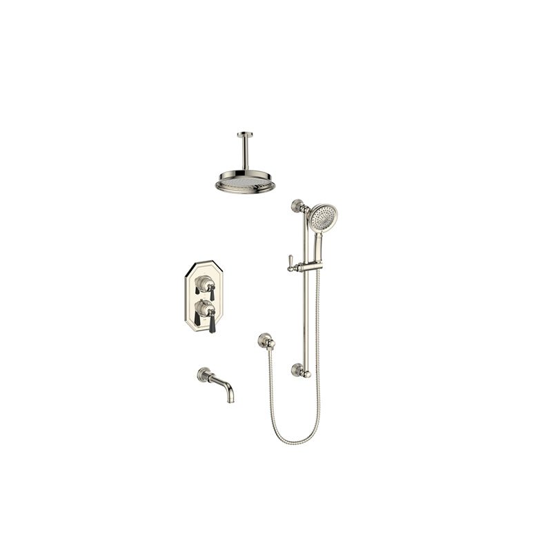 CARINTHIA 3 - WAY TH SHOWER KIT WITH 6 - inch CEILING ARM - SET.CX1.320.316 - Golzar Home