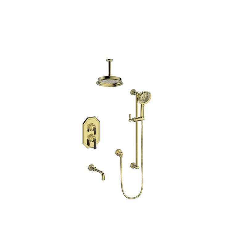 CARINTHIA 3 - WAY TH SHOWER KIT WITH 6 - inch CEILING ARM - SET.CX1.320.316 - Golzar Home