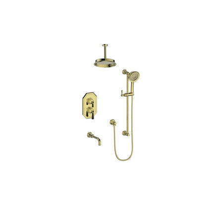 CARINTHIA 3 - WAY TH SHOWER KIT WITH 6 - inch CEILING ARM - SET.CX1.320.316 - Golzar Home