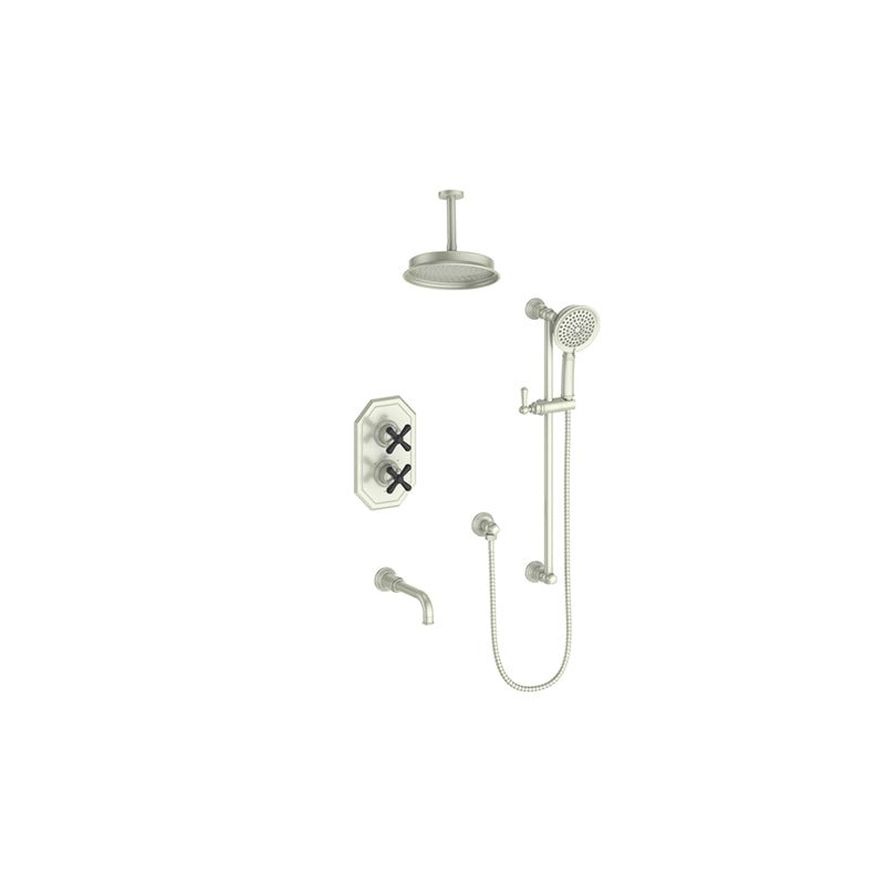 CARINTHIA 3 - WAY TH SHOWER KIT WITH 6 - inch CEILING ARM - SET.CX1.320.316 - Golzar Home