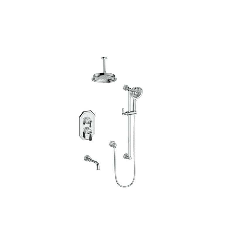 CARINTHIA 3 - WAY TH SHOWER KIT WITH 6 - inch CEILING ARM - SET.CX1.320.316 - Golzar Home