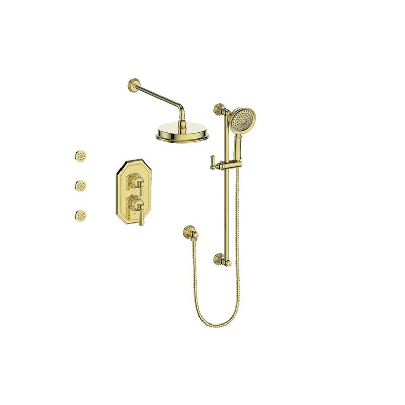 CARINTHIA 3 - WAY TH SHOWER KIT WITH BODY JETS - SET.CX.320.810 - Golzar Home