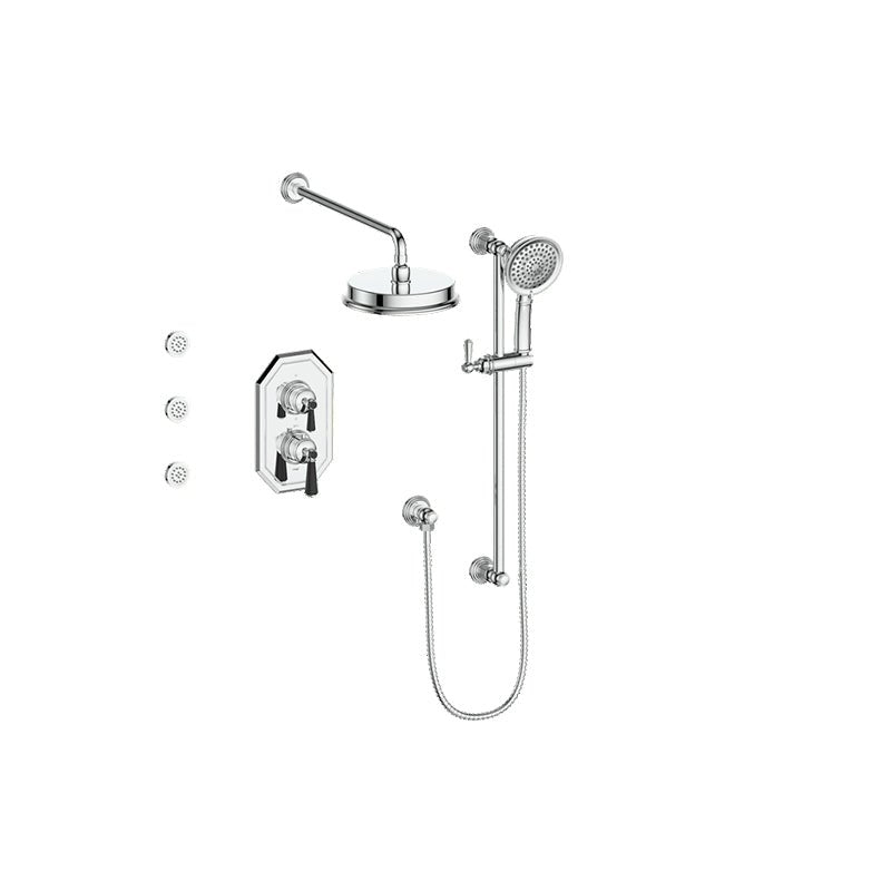 CARINTHIA 3 - WAY TH SHOWER KIT WITH BODY JETS - SET.CX.320.810 - Golzar Home