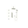 Carinthia 3/4-Inch High-Flow Th Shower Kit With Body Jets And 6-Inch Ceiling Arm - Golzar Home
