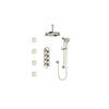Carinthia 3/4-Inch High-Flow Th Shower Kit With Body Jets And 6-Inch Ceiling Arm - Golzar Home