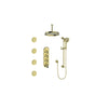 Carinthia 3/4-Inch High-Flow Th Shower Kit With Body Jets And 6-Inch Ceiling Arm - Golzar Home