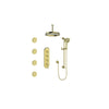 Carinthia 3/4-Inch High-Flow Th Shower Kit With Body Jets And 6-Inch Ceiling Arm - Golzar Home