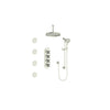 Carinthia 3/4-Inch High-Flow Th Shower Kit With Body Jets And 6-Inch Ceiling Arm - Golzar Home