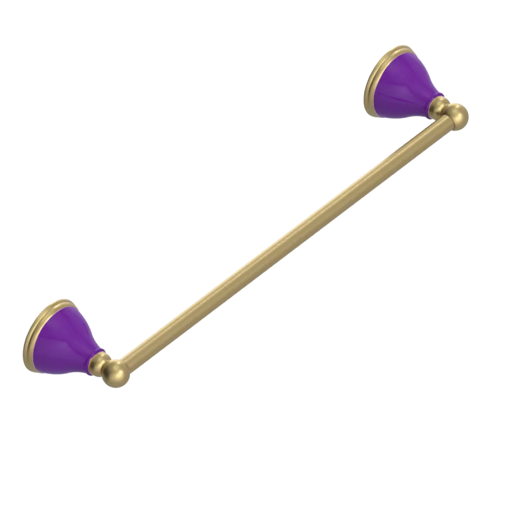 Rubinet Towel Bar 18" Satin Brass