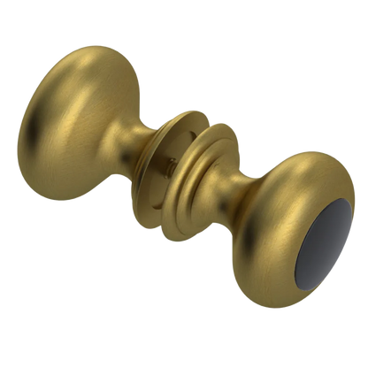 Rubinet Shower Door Knob (set) Antique Brass Matt