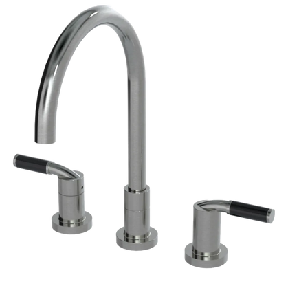 Rubinet Widespread Kitchen Set Satin Nickel