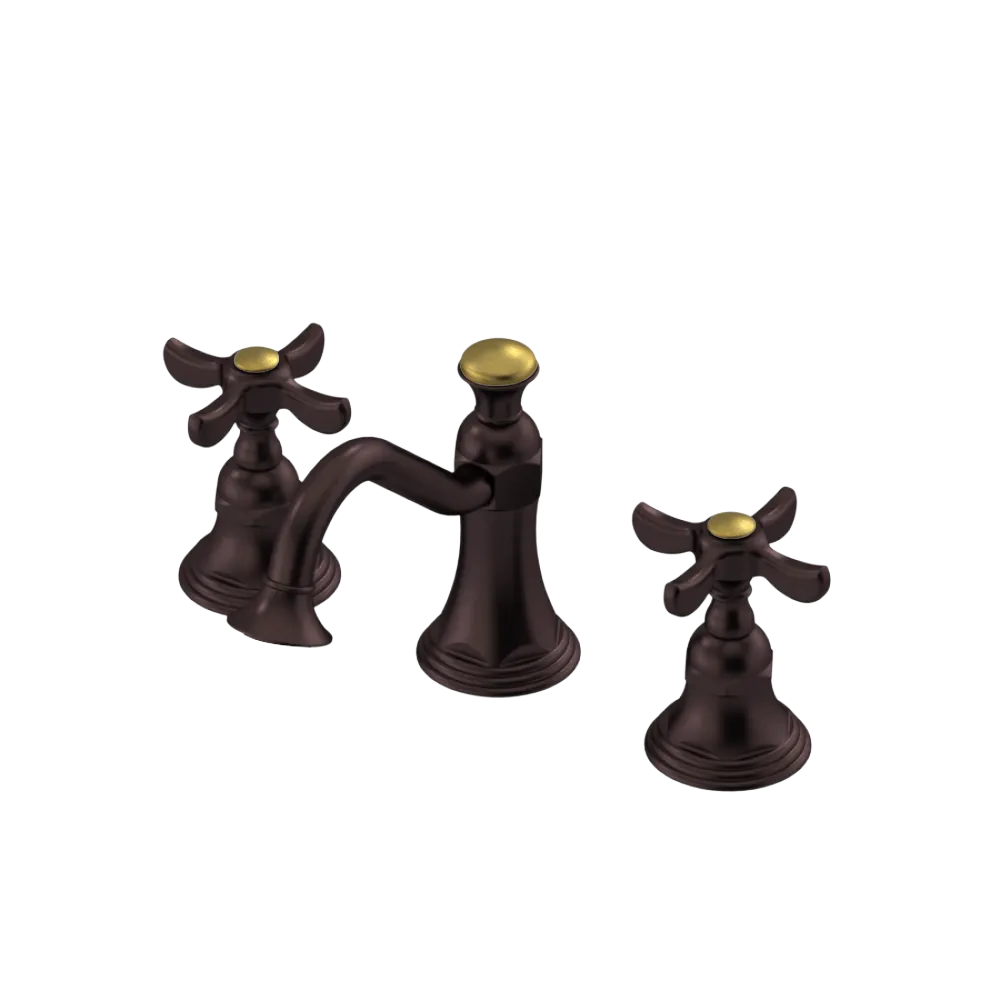 Rubinet Widespread Lav. Set. (less drain) Tuscan Brass