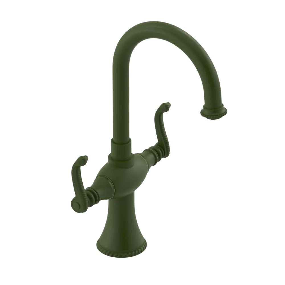 Rubinet Single Hole Dual Handle Lav. Set. (less drain) Green Envy