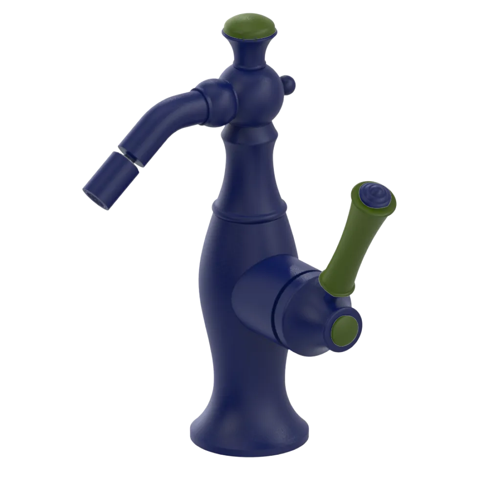 Rubinet Single Control Bidet Fitting (less drain) Midnight Blue