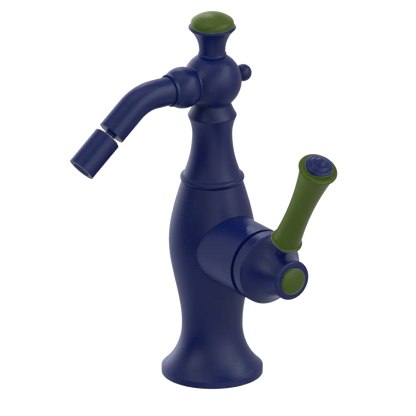 Rubinet Single Control Bidet Fitting (less drain) Midnight Blue