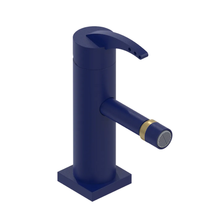 Rubinet Single Control Bidet Fitting (less drain) Midnight Blue
