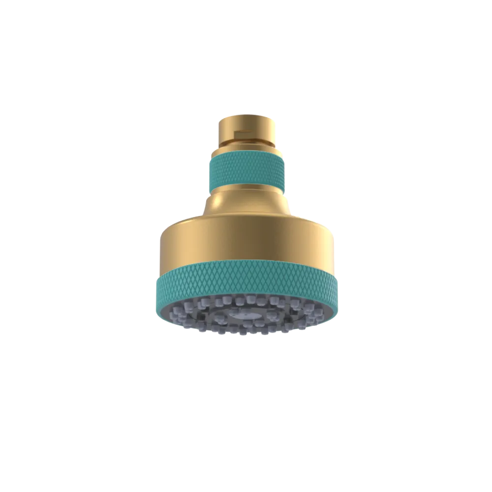 Rubinet 3 FUNCTION SHOWER HEAD Satin Gold