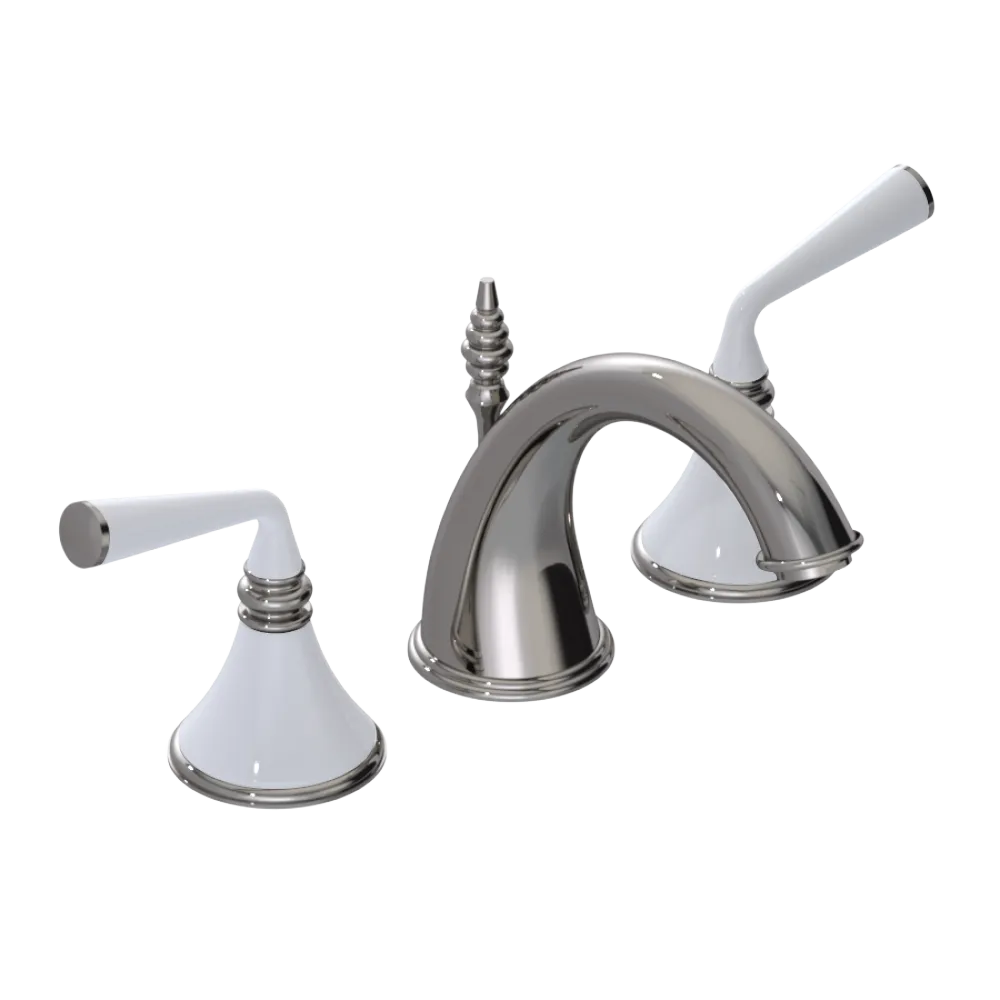 Rubinet Widespread Lav. Set. (less drain) Polished Nickel