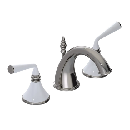 Rubinet Widespread Lav. Set. (less drain) Polished Nickel