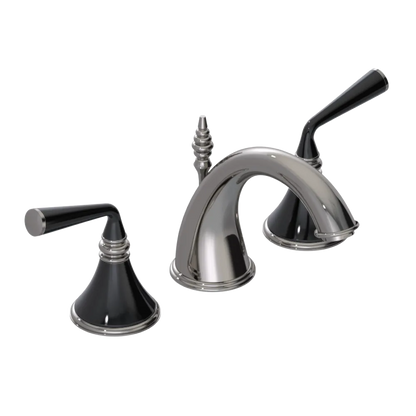 Rubinet Widespread Lav. Set. (less drain) Polished Nickel